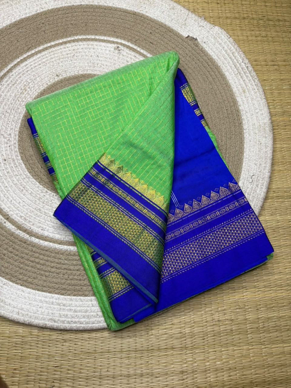 Ikal Zari checks saree